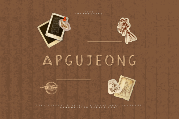 Apgujeong: A Quirky Display Font for Modern Branding