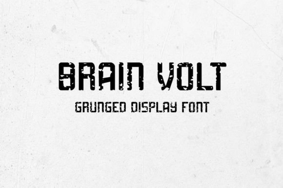 Brain Volt Display Font for Web Design