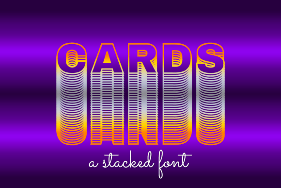 Cards Font for Bold Visual Impact