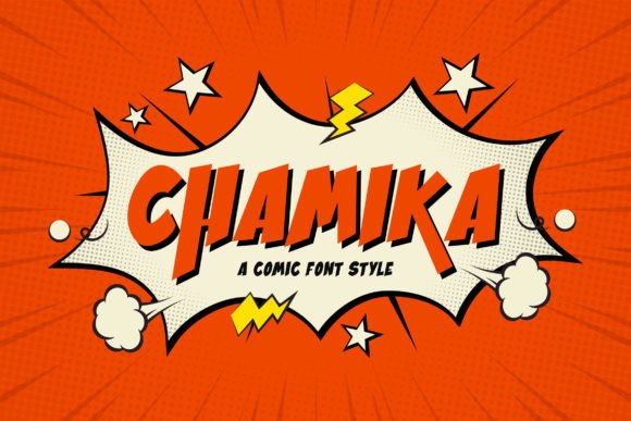 Chamika: A Sweet Display Font for Editorial Design