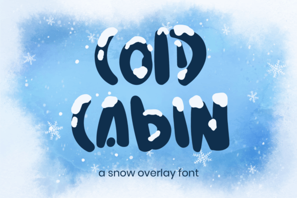 Cold Cabin: A Winter-Inspired Display Font for Editorial Projects