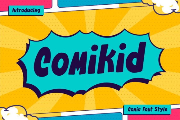 Comikid: A Playful Display Font for Standout Branding
