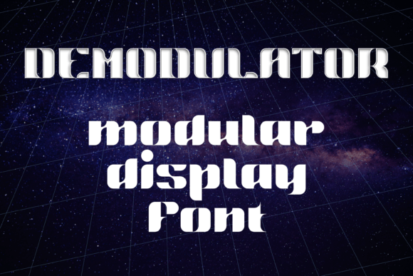 Demodulator: A Futuristic Typeface for Modern Editorial Design