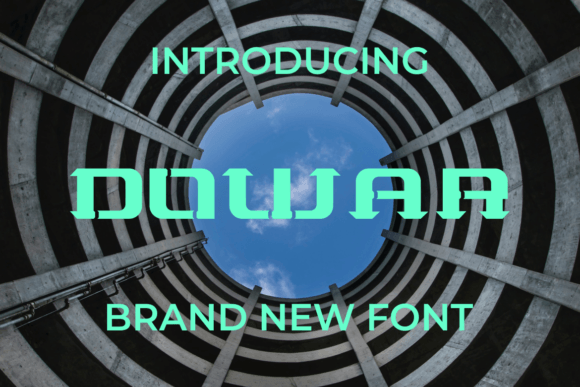 Dowar Font for Handmade Labels and Creative Designs