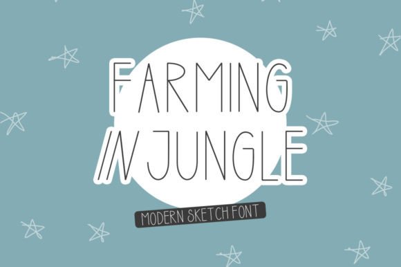 Farming in Jungle Font for Creative Branding Projects