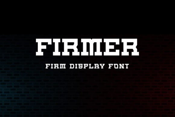 Firmer Font for Modern Branding Projects