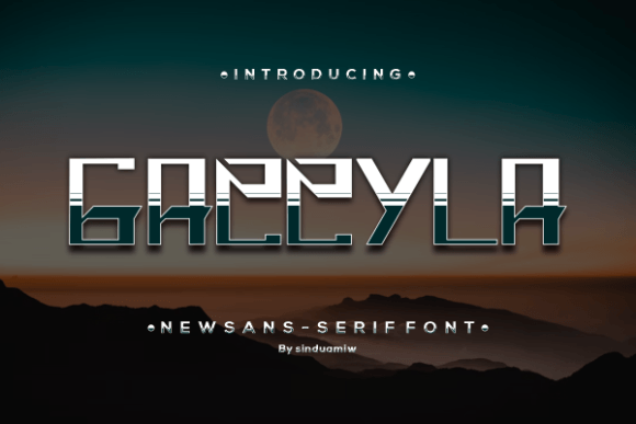 Gazzyla: A Modern Font for Creative Makers