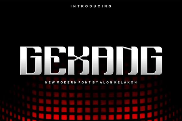 Gexang Font for Modern Branding and Design