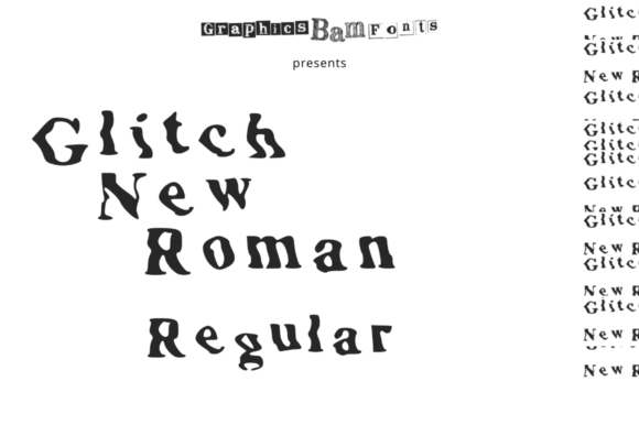 Glitch New Roman Regular: A Distorted Typeface for Bold Editorial Design