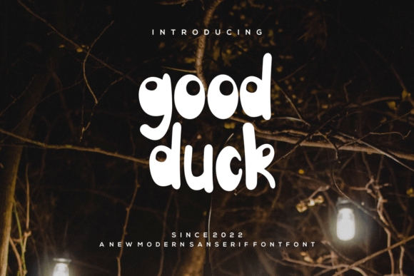 Goodduck: A Playful Font for Professional Branding