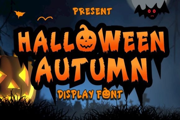 Halloween Autumn: A Display Font for Seasonal Storytelling