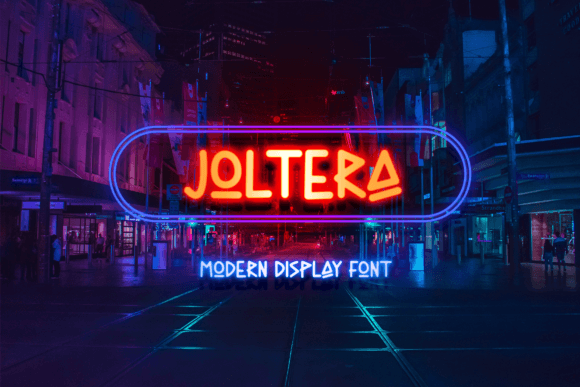 Joltera: A Bold Display Font for Web Design