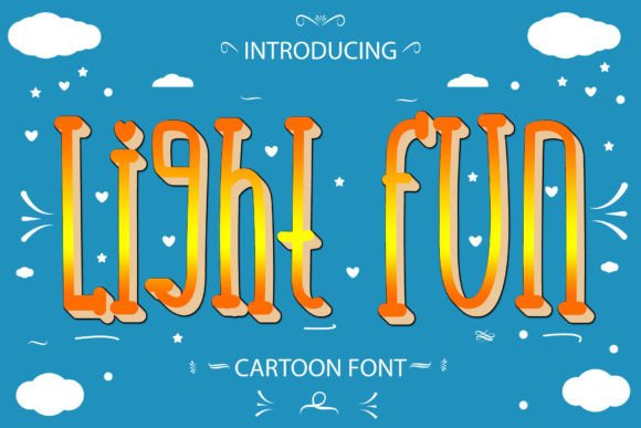 Light Fun: A Playful Typeface for Editorial Creativity
