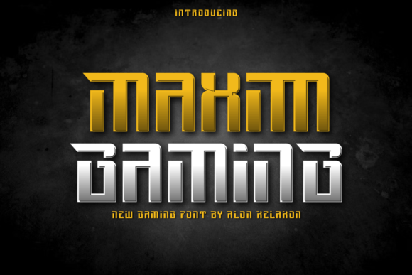 Maxim Gaming Font for Eye-Catching Campaigns