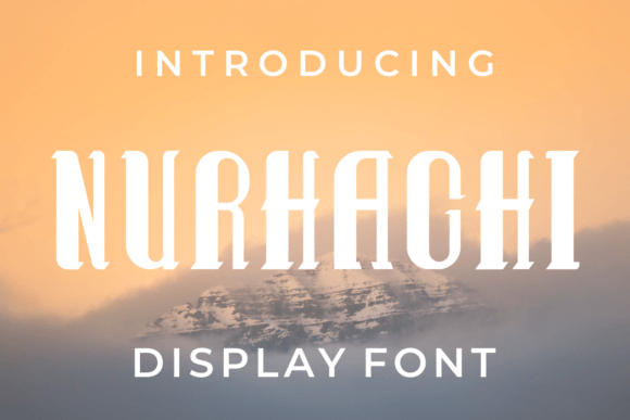 Nurhachi: A Modern Display Font for Editorial Elegance