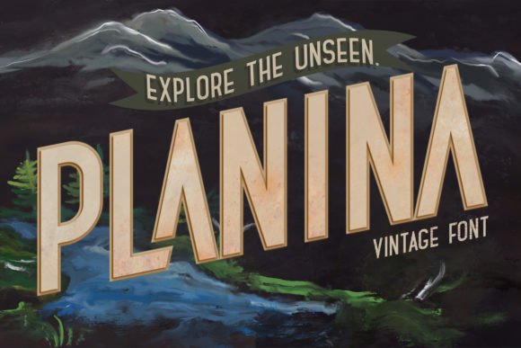 Planina Font for Bold Web Design