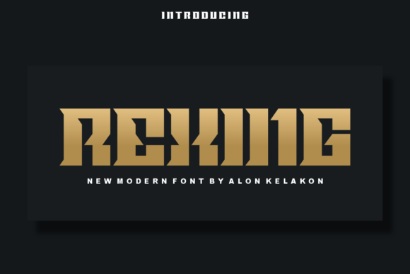 Rexing Font for Bold Brand Campaigns