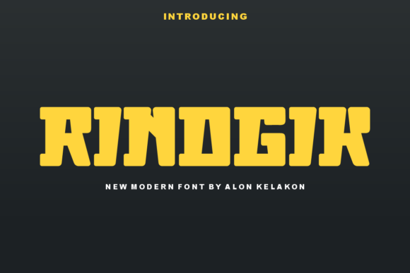 Rinogik: A Bold Display Font for Impactful Campaigns