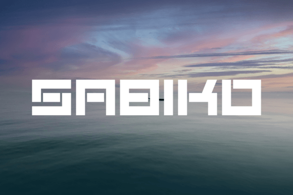 Sabiko: A Display Font for Bold Brand Statements