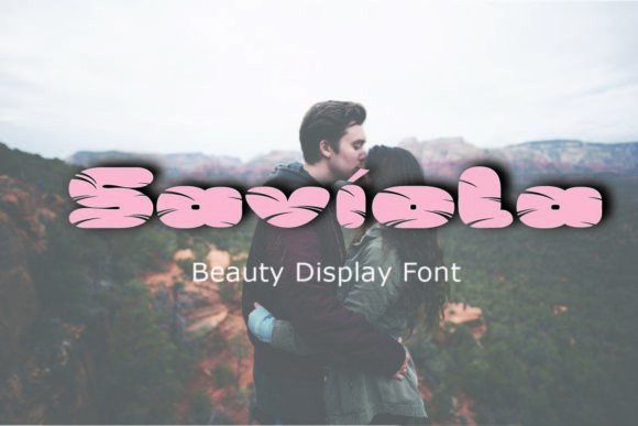 Saviola – A Modern Display Font for Digital Design