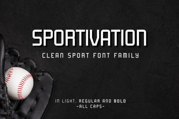 Sportivation Font for Handmade Creations