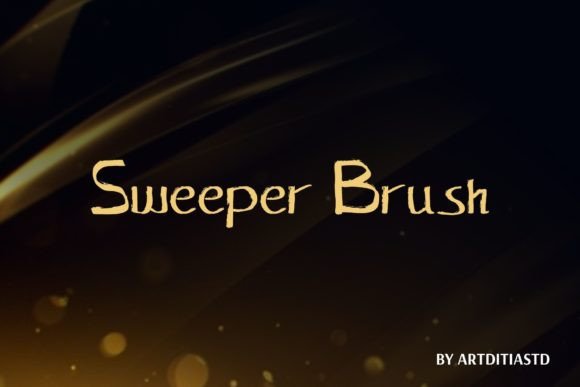 Sweeper Brush: A Playful Display Font for Modern Web Design